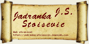 Jadranka Stoišević vizit kartica